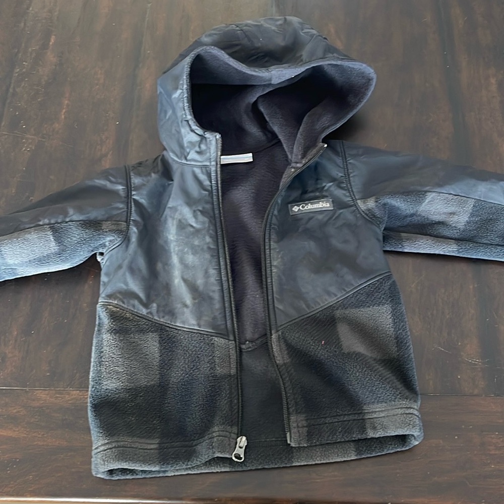 Boys Columbia rain/fleece jacket